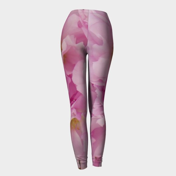 Luxe Fashion Leggings - Open Rose - Picture 2 of 5